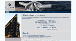 Desktop Screenshot of allcura-versicherung.de