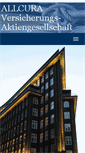 Mobile Screenshot of allcura-versicherung.de